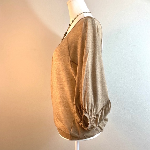 Three Dots Scoop Neck Top - Picture 2 of 13